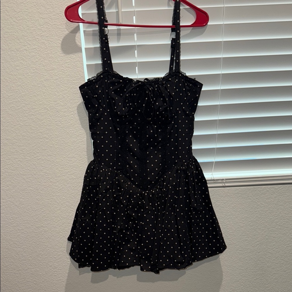 Black Polka Dot Dress